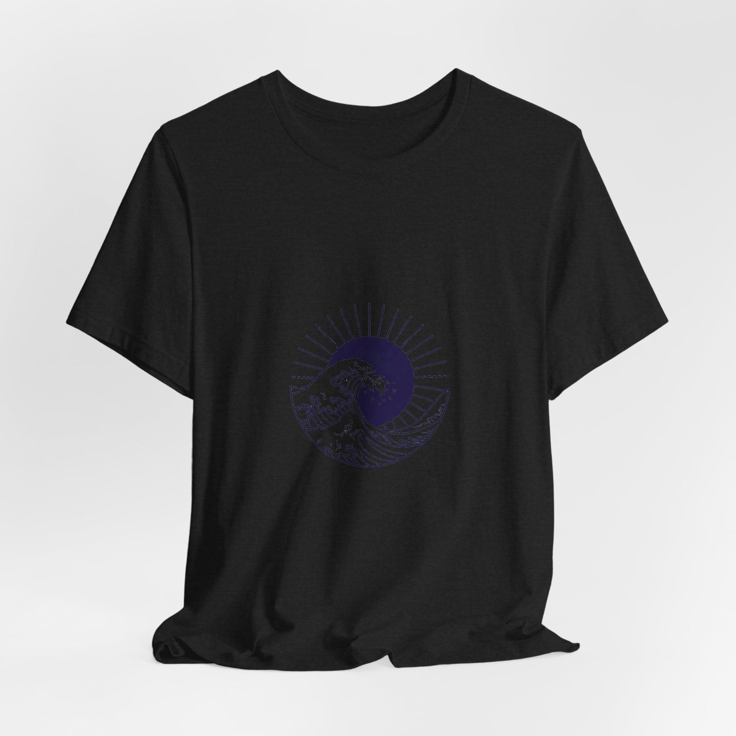 Tokyo Studio - Minimalist Wave Tee (Black & White)
