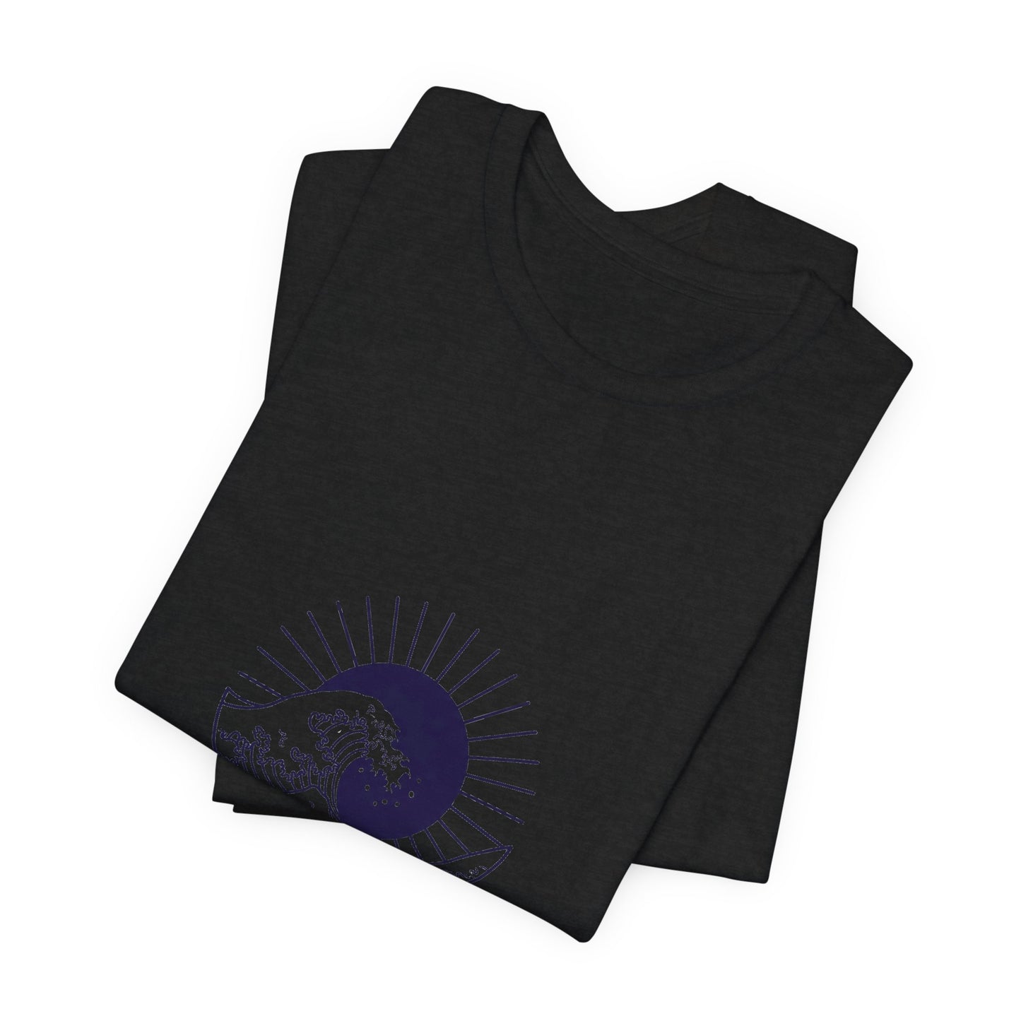 Tokyo Studio - Minimalist Wave Tee (Black & White)