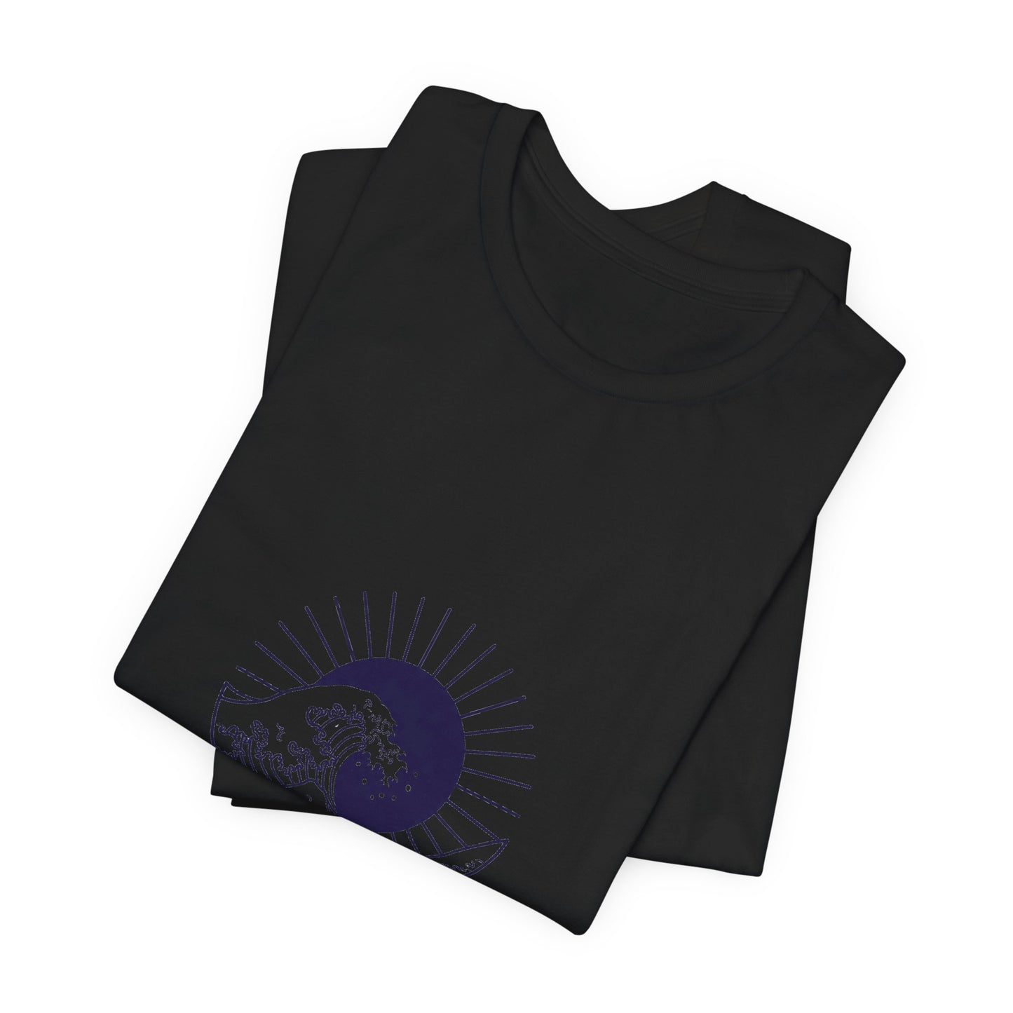 Tokyo Studio - Minimalist Wave Tee (Black & White)