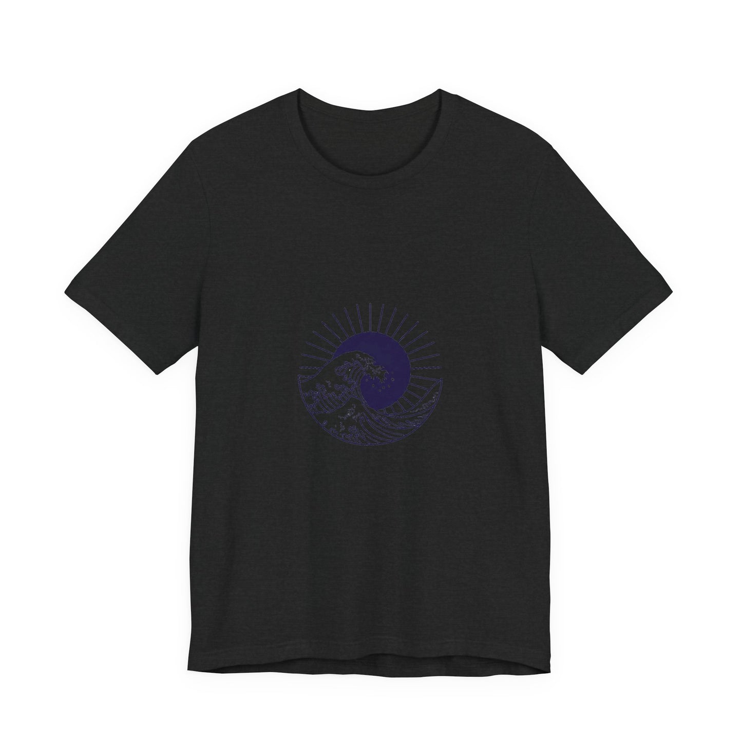 Tokyo Studio - Minimalist Wave Tee (Black & White)